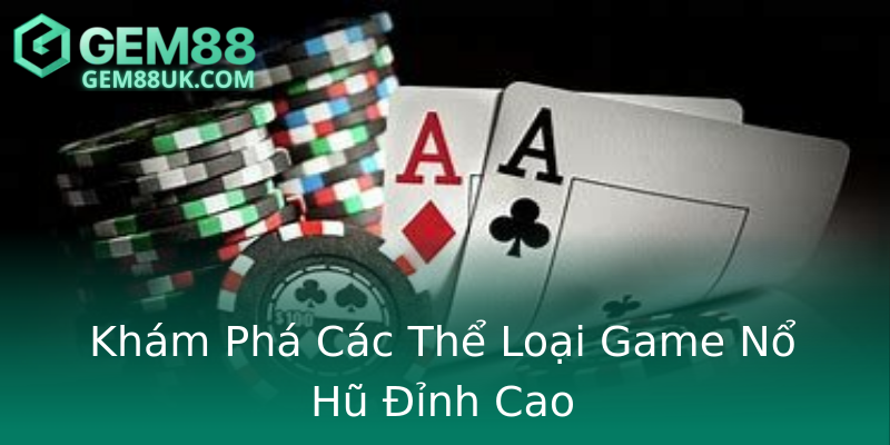 Khám Phá Các Thể Loại Game Nổ Hũ Đỉnh Cao